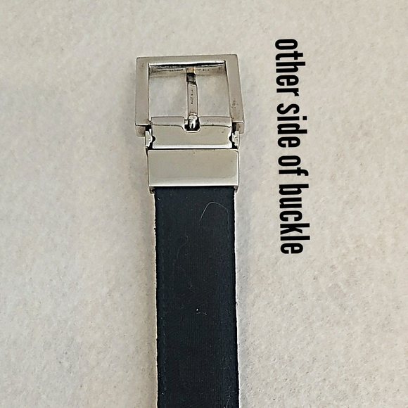 Coach reversible canvas and leather belt - Picture 8 of 11